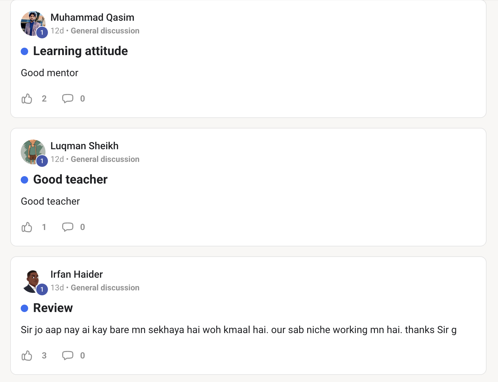 Student review screenshot 5